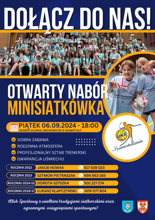 Otwarty Nabór do Minisiatkówki
